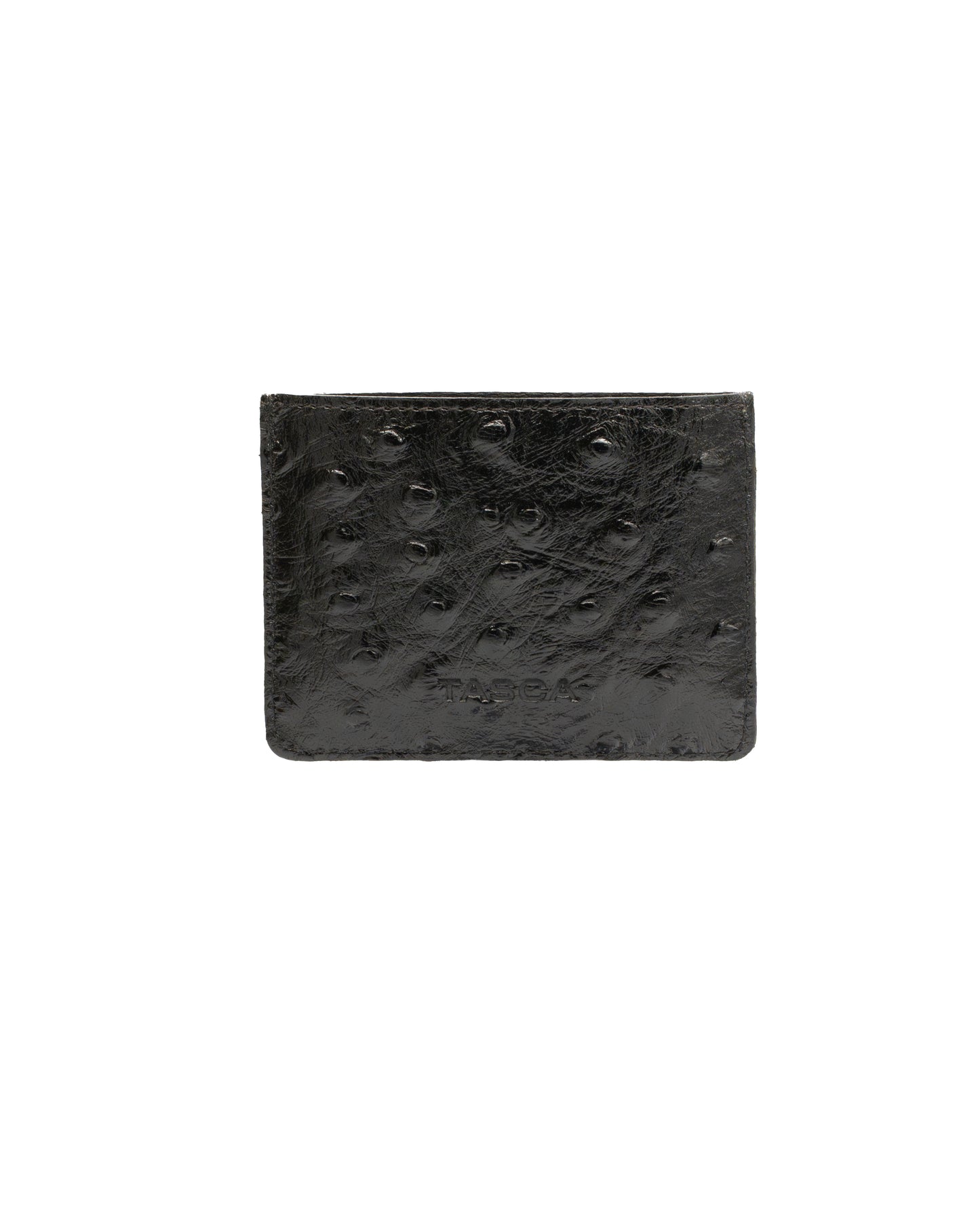 CARDHOLDER - OSTRICH BLACK