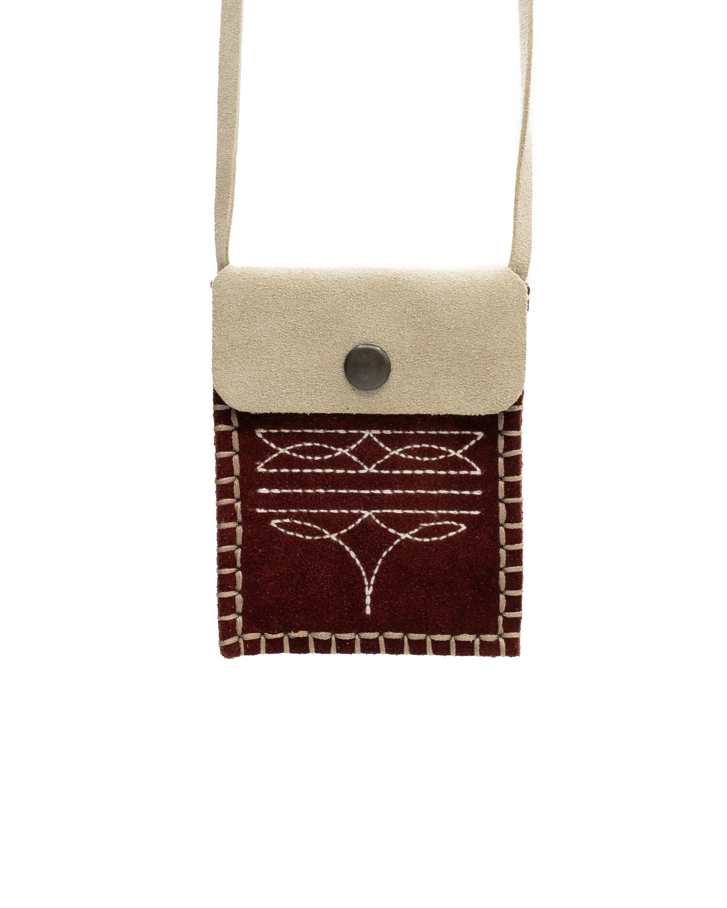 KINO WESTERN - BURGUNDY & BEIGE