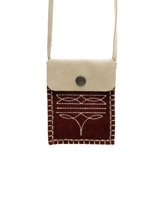KINO WESTERN - BURGUNDY & BEIGE