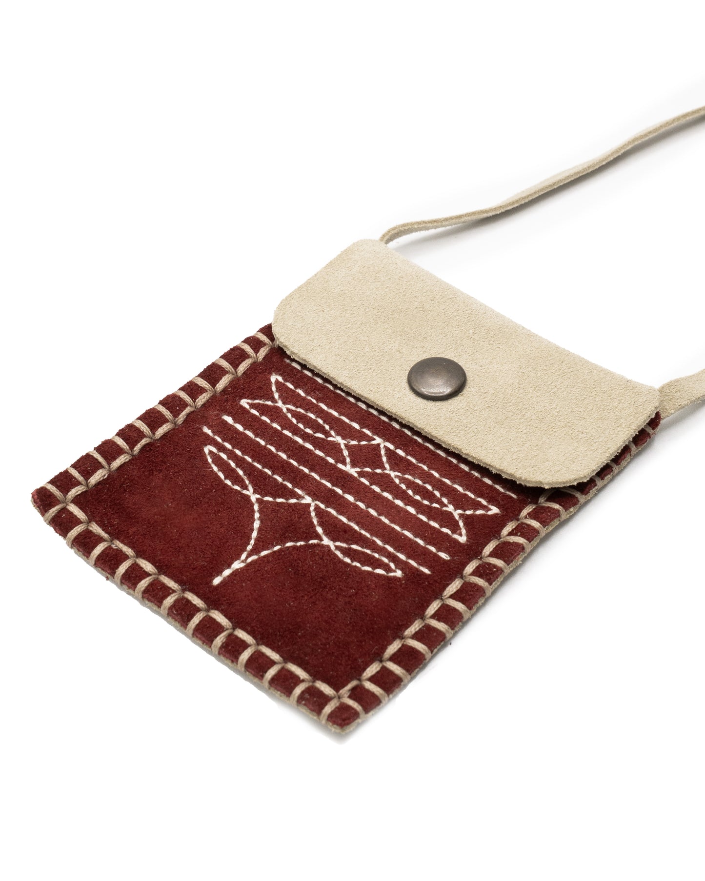 KINO WESTERN - BURGUNDY & BEIGE